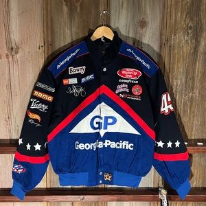 Vintage Richard Petty Georgia Pacific racing jacket. New with tags.